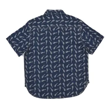 BOB DONG Kytaru Grafické Tričko Výtok Tisk Bavlněné Povlečení Krátký Rukáv Košile