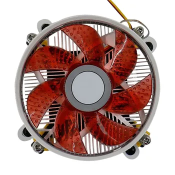 LED 2 Heat Pipe Tichý Chladič CPU Chladičem Dual Fan Pro LGA 775 1155 1156 AMD pro AM3 AM4 Ryzen 12V Silný Fa