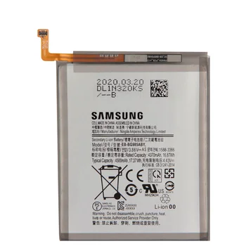 Samsung Originální Náhradní Telefon, Baterie EB-BG985ABY Pro Samsung Galaxy S20+ S20 Plus Autentické Nabíjecí Baterie 4500mAh