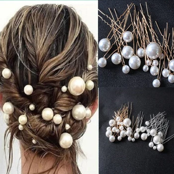 Vlasové Doplňky pro Ženy, Květina Pearl Crystal Drahokamu Svatební Vlasy Klip Pletení Vlasy Klip Sponky do vlasů Účes Čelenka