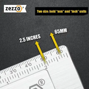 Zezzo® Měřicí Páska Clip Svorka pro upevnění měřicí zařízení, Pomocné nástroje páskou opatření koordinovat měření