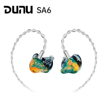 DUNU SA6 6BA In-Ear Sluchátka 2 Ladění Přepínače Sluchátka s 0.78 mm 2póly Kabel Sluchátka Headset