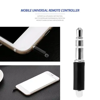 Univerzální 3,5 mm Mini Inteligentní Dálkové Ovládání Plug Mobilní Telefon, Inteligentní Infračervené IR Dálkové Ovládání Jack Pro iPhone IOS Android