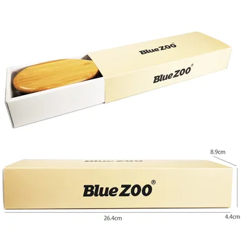 Blue Zoo, Anti-Statické Vlasy Hřeben Carbon Bambusové Jehly Štětina Burr Vlasy Hřeben Kartáč 3-Dílná Sada Dárek pro Otce