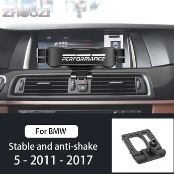Auto, Mobilní Telefon Držáky Držák Stojan GPS Gravity Navigace Držák Pro BMW Řady 5 5GT F10 F11 2011-2017 Auto Příslušenství
