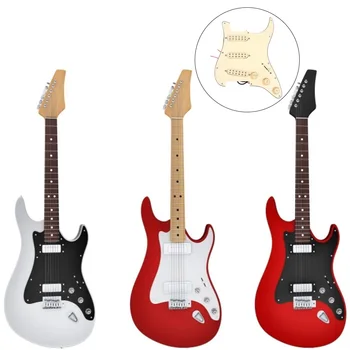 Náhradní Prodrátované HHH 3 Dual Coil Snímače 3ply 11 Otvory Pickguard W/ Hlasitost A Tón Ovládací Knoflíky Pro Fender ST Kytara Díly