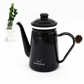 1.1 litru premium smalt hrnec kávy nalije na plynovým sporákem a indukční varnou desku na mléko džbán džbán, konvice na čaj konvice LB61103
