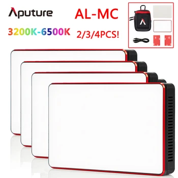 1/2/3/4 ks Aputure AL-MC Video Fotografování Osvětlení AL MC 3200-6500K Přenosný mini LED RGB Světlo s HSI/CCT/FX Režim Osvětlení