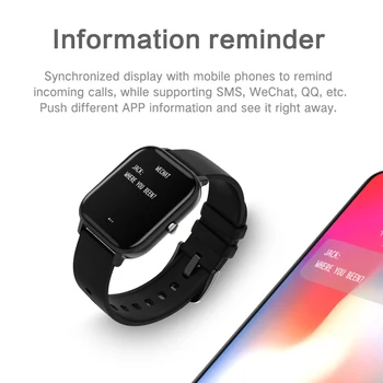 1,4 palcový P8 Chytré Hodinky, Muži Plné Dotykové Fitness Tracker, Krevní Tlak Smart Clock Ženy GTS pro Xiaomi Smartwatch