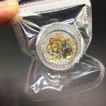 1 Box Myš Kovové 3D Nehtů Dekorace Dryflower Půvaby Zvířat Nail Paillette Srdce Příslušenství Shell Japonská Manikúra Design