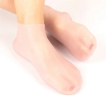 1 Párů Nohou Péče Ponožky Lázně Domácí Použití Nové Silikonové Hydratační Gel Pata Ponožky Popraskané Nohy Péče O Pleť Chrániče Proti Praskání