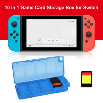 10 v 1 Hry Karta Pouzdro pro Nintendo Přepínač Přenosný Herní Kazety Úložný Box pro N-Spínač Gamecard Ochranné Tvrdé Shell Kryt