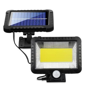 100COB LED Solární Světlo, Senzor Pohybu, Venkovní Dobíjet Led Vodotěsné Solární Zahradní Lampa Pro Cestu Street Venkovní Zeď Spotlight