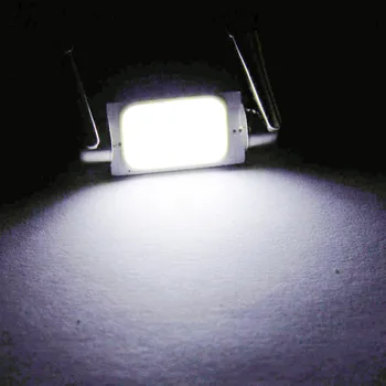 10KS C5W C10W LED COB Podražcový 31mm 36mm 39mm 41/42mm 12V Bílé žárovky pro auta spz, Vnitřní Světlo pro Čtení 6500K 12SMD