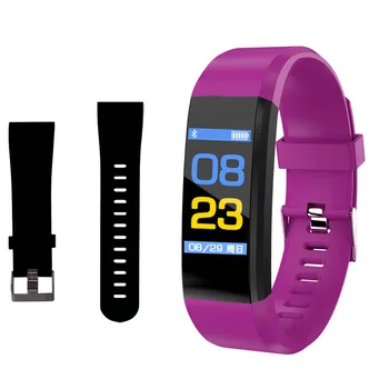 115 Plus Inteligentní Náramek Náramek Krevní Tlak Chytré Hodinky S Řemínek Fitness Srdeční Frekvence Monitoru 115Plus Tracker Smartwatch