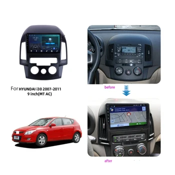 1280*720P Android 10.0 autorádia Pro Hyundai I30 NA MT 2006 2007 2008 2009 2010 2011 2012 Player DSP Carplay 6G 128 G Stereo GPS