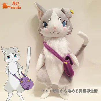 1ks 23 cm Plyš plyšová Panenka Anime Re:Život v jiném Světě, než Žádné Zvíře Puk Cat Hračka Cosplay Rekvizity Dekor pro Chlapce a Dívky