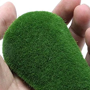 1ks DIY Micro Krajiny Dekorace Simulace Moss Nepravidelné Zelené Kameny Trávy Akvárium Zahradní Rostlina