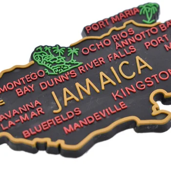 1KS Jamajka Mapa Pryskyřice Lednice Magnet cestovního Ruchu Suvenýr Dárek, Lednice Magnetické Samolepky DIY Kuchyňské Potřeby
