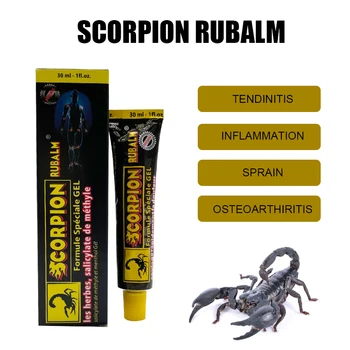 1ks Scorpion analgetický mast k úlevě od bolesti ramen, bolesti zad, bolest kloubů a bolest v krku, léčit modřiny a podvrtnutí