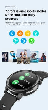 2021 chytré hodinky EKG, PPG Fitness Tracker 24 hodin Monitor Srdečního tepu, teploty, počasí kalorií budík pro muže, ženy