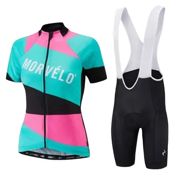 2021 MORVELO Dámské Cyklistické Oblečení Letní Horské Kolo Oblečení Pro Tým Cyklistické Oblečení Anti-UV Ropa Ciclismo