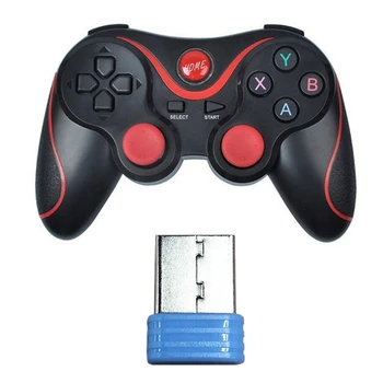 2021 Nový Adaptér, USB Přijímač, Bezdrátový Bluetooth Gamepad Konzole Dongle Pro T3 / NOVÝ S5 (Red) Herní Ovladač