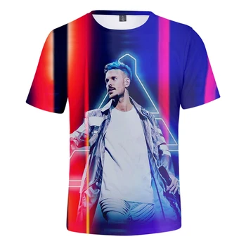 2021 Populární Zpěvák M. Pokora T Košile 3D Tisk Rock T-shirt Unisex Ležérní Streetwear, Hip Hop Módní Harajuku Topy