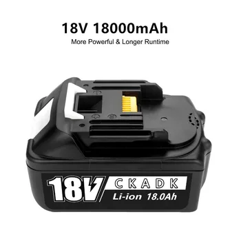 2021S původní BL1860 Dobíjecí Baterie 18V6000mAh 6.0 AH Lithium ion pro Makita 18V Baterie BL1840 BL1860B LXT400+nabíječka