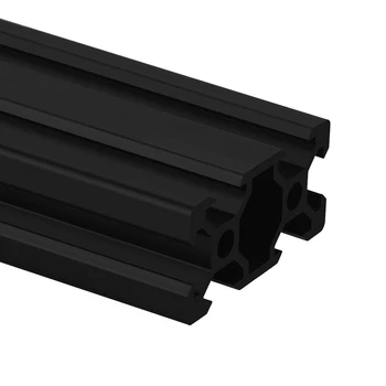 2040 V-Slot Black Hliníkový Profil Vytlačování Rám Pro CNC Laserové Rytí Stroj, Nástroj, Dřevoobráběcí DIY