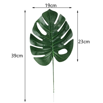24 Ks 2 Druhy Tropických Rostlin Palmových Listů Umělé Palmové Listy Umělé Listy Safari Listy Havajské Želva List Luau Party Dod