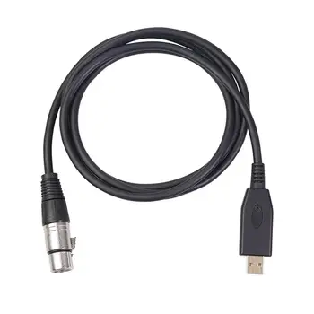 2m 3m USB Kabel Mikrofonu pro Karaoke Mikrofon, USB Muž na XLR Samice Adaptér Audio Kabel Kabel Mikrofonu pro Nahrávání Zpěvu