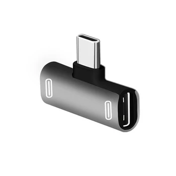 3 V 1 USB C Na Typ-C Adaptér USB Typu C Nabíjecí Kabel Nabíječka Sluchátka Converter Pro Xiao Mi 8 Mi6 Sluchátkový Adaptér Splitter