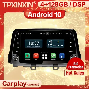 4+128 G Carplay 2 Din Android S Obrazovkou Multimediální Stereo Přijímač Pro Hyundai Kona 2017 2018 Auto Rádio Audio Přehrávač, hlavní Jednotka