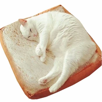 40x40cm toastového Chleba, Kočka Měkký Polštář Pes chovatelství Postel Mat Měkký Polštář Plyšová Sedadla