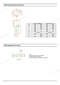 50ks BC237 to-92 Tranzistor NPN Bipolární plošné BJT Trioda Trubice Fets 0,1 A 45V BC 237 Integrované Obvody