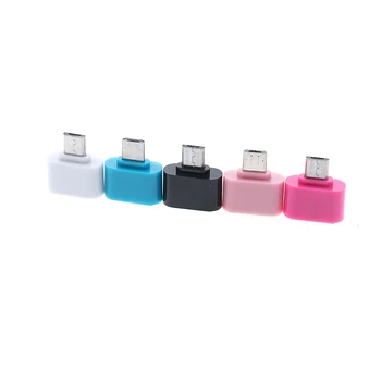 5KUSŮ/set Micro USB Na USB OTG Adaptér, Kabel Mini Prodlužovací Adaptér Převodník Plug And Play Pro Android SmartPhone