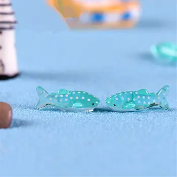 6ks/mnoho Mini Roztomilý Panenka Místě Žraloka Ryby Miniaturní Figurka Víla Akční Hračka