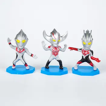 6ks/spoustu Kreslených Ultraman model obrázek Superhrdina Ultraman akční hračky Dort dekorace dárky pro Děti Dort dekorace hračky