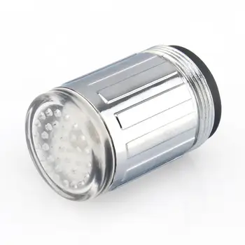 7 Barevné LED Vodní Kohoutek Světla Barevné Měnící Záře Sprcha Vedoucí Kuchyňského Kohoutku Provzdušňovače pro Kuchyň Koupelna Příslušenství