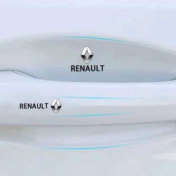 8ks TPU Auto kliku samolepky protector film pro Renault duster clio kadjar trafic captur megane 2 3 Auto Samolepka