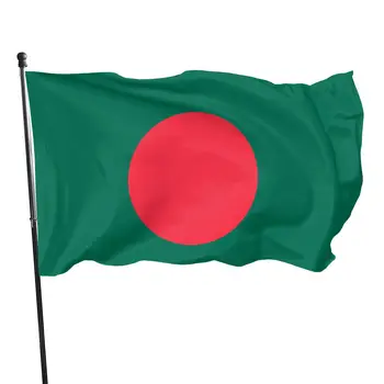 90 × 150 cm Bangladéš, Asie, Vlajka