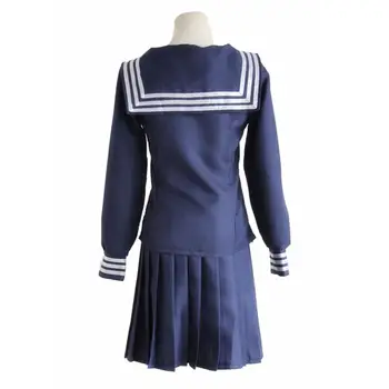 Anime Dragon X Tiger Toradora Aisaka Taiga Cosplay Kostým V Modré Školní Uniformě Šaty Pro Dívky