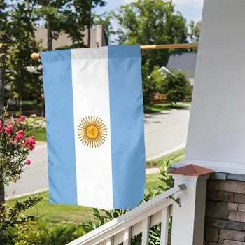 Argentina Flag Fotbal 12*18 v Zahradě Vlajku