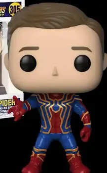 Avengers Spiderman 305 Spider-Man Návrat domů 10cm Spider-Man s Tváří Obrázek Kolekce Vinylové Panenky Model Hračky