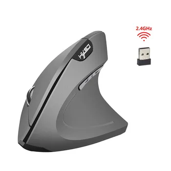 Bezdrátová Myš 2.4 GHz, Hra Ergonomický Design Vertikální Myš, 2400DPI USB myš Ergonomický Přenosný Počítač Tichý PC Desktop