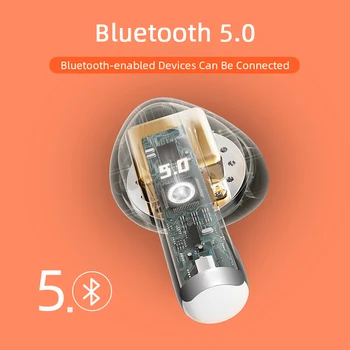 Bezdrátové 5.0 Sluchátek, Dotykové Ovládání, Sportovní Pot důkaz, Bluetooth Sluchátka hi-fi 9D Bass Stereo Sluchátka Headset S Mikrofonem