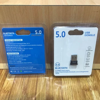 Bezdrátový USB Bluetooth 5.0 4.0 Adaptér Vysílače Hudební Přijímač MINI BT5.0 Audio Adaptér Pro Počítač PC Notebook Tablet