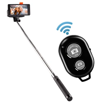 Bluetooth Dálkové Ovládání Tlačítko Bezdrátový Ovladač Samospouště Fotoaparát Držet Spouště Telefon Monopod Selfie pro ios
