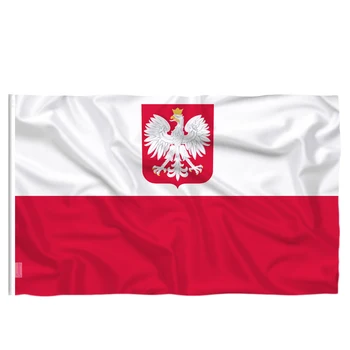 Candiway 3-*5 METRŮ polské Republiky Orel vlajka polské vlajky bílá červená EU Krytý Venkovní Polsko vlajky Domácí Dekoraci